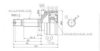 ASHUKI MI-045 Joint Kit, drive shaft